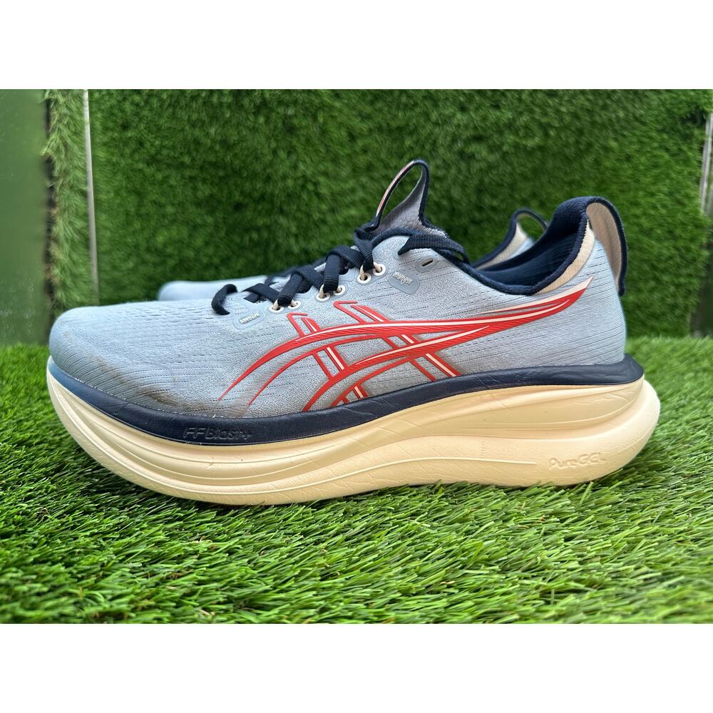 Asics Gel-Nimbus 25 1012C056 Athletic Sneaker Women's 9.5 Blue Knit Gym Running - Picture 3 of 12
